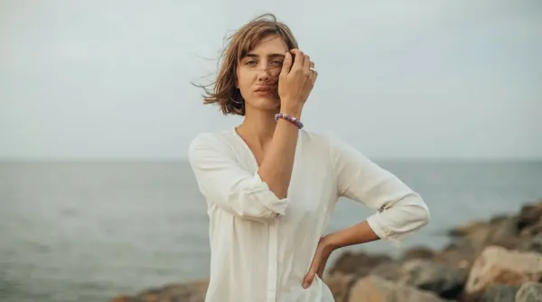 Armband Emilia Sterling Silber mit Ametrin Steinperlen